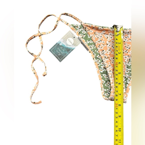 EIDON reversible MOSS NIMA side tie low rise bikini swim side tie XS bottoms NWT - Picture 8 of 10